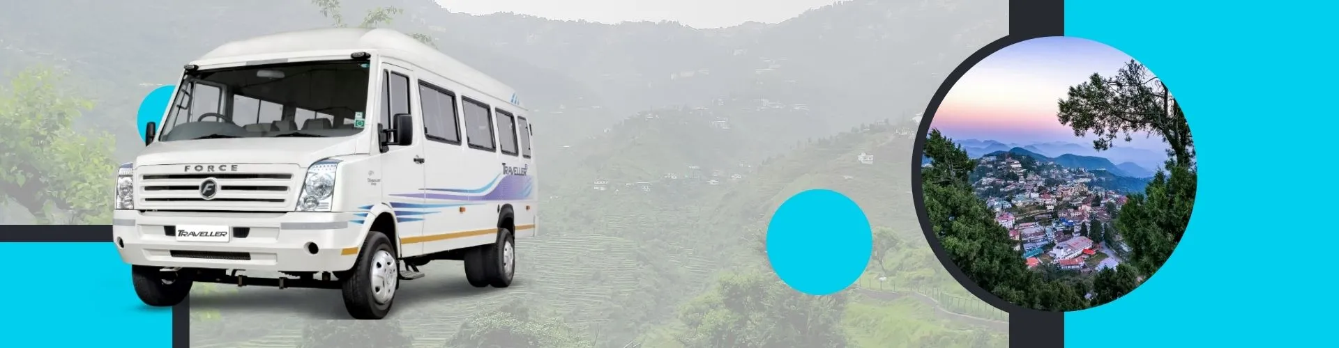 Tempo Traveller on Rent from Delhi to Mussoorie