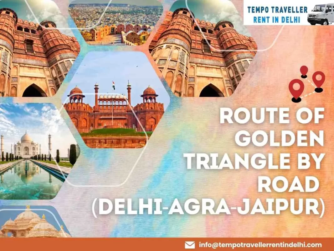 Delhi Agra Jaipur Travel Route